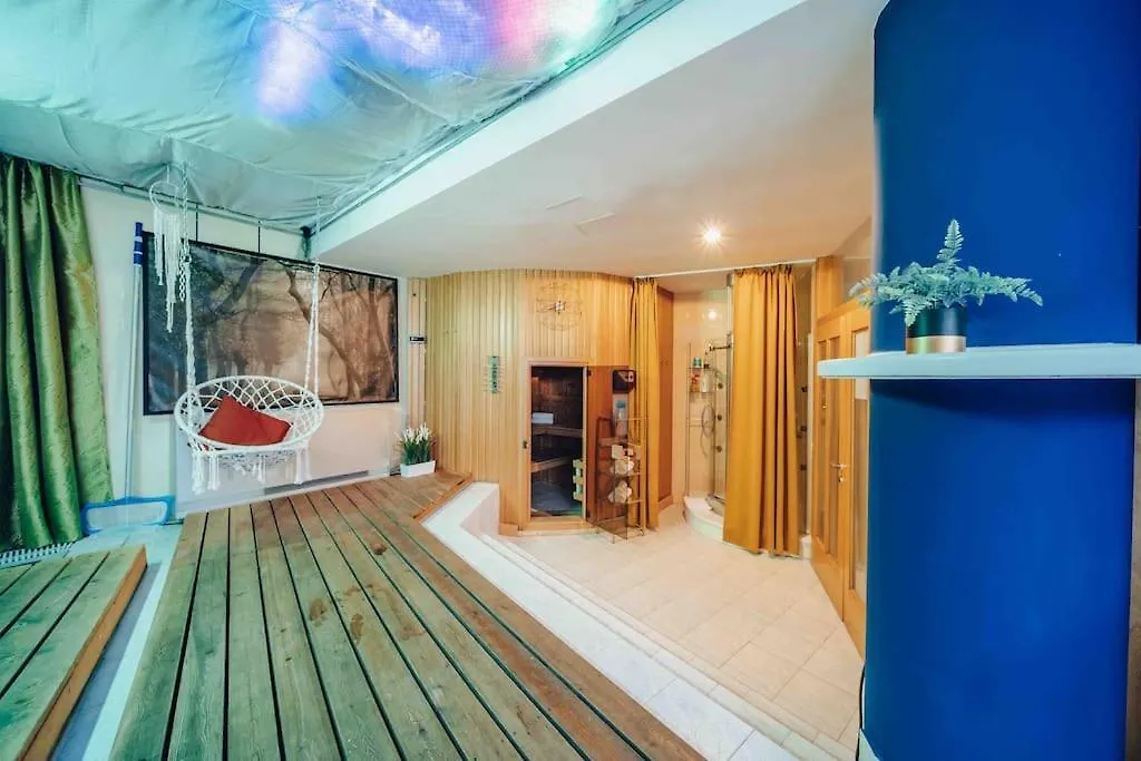 Unique Apartment With Private Pool, Cinema, Spa 프라하